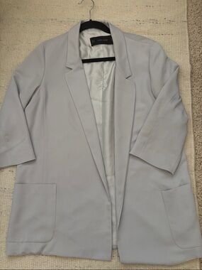 Zara 3/4 Sleeve loose for silky blazer
